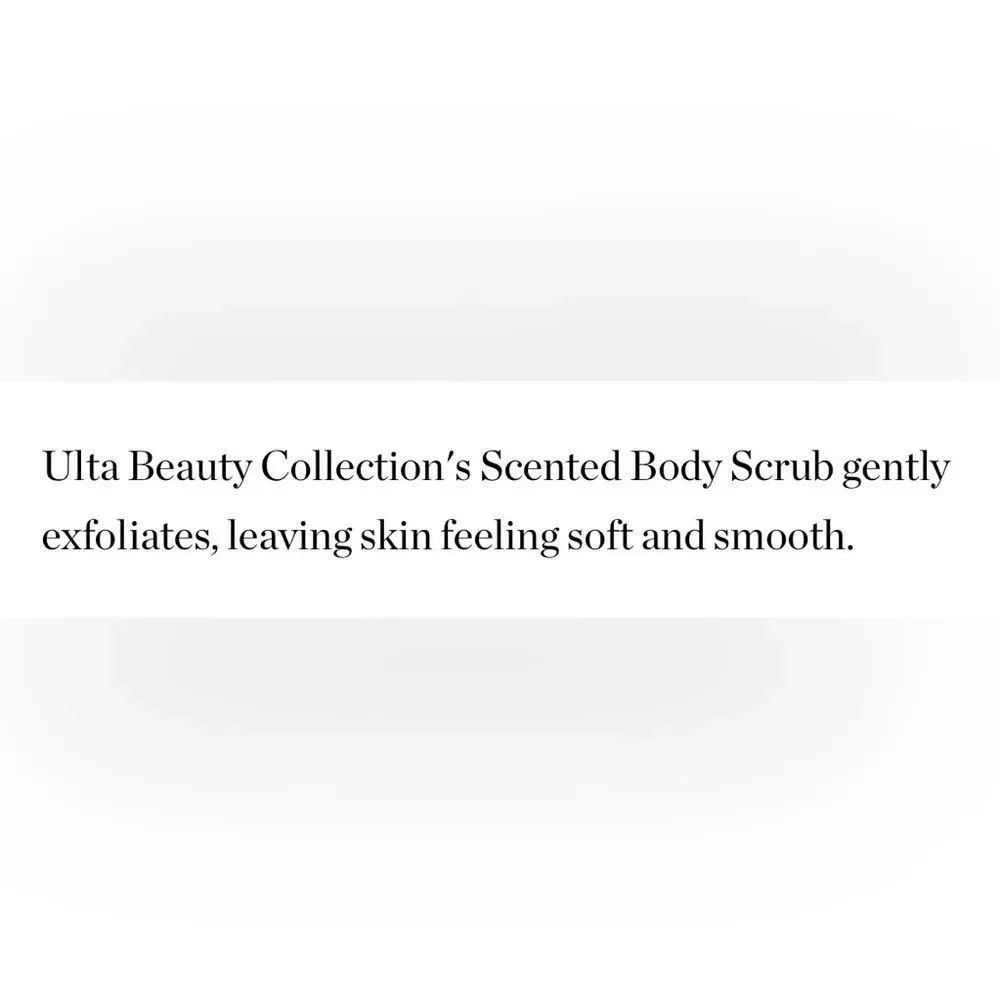 $5❤️‍🔥 Ulta Beauty SOFT COTTON Scented Body Scrub 🧼 NEW & SEALED - Picture 3 of 4